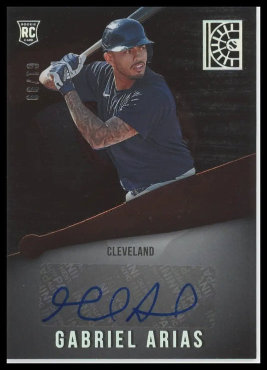 2022 Panini Capstone - Rookie Autographs Silver /99 Gabriel Arias RA-GA Auto NM - Baseball Card Single