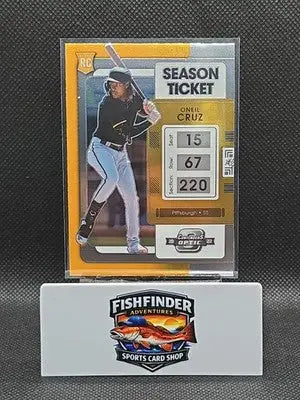2022 Panini Chronicles - Contenders Optic Oneil Cruz #3 (RC) - Baseball Card Single