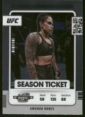 2022 Panini Chronicles Contenders Optic UFC Amanda Nunes #359 MMA - UFC/MMA Card Single