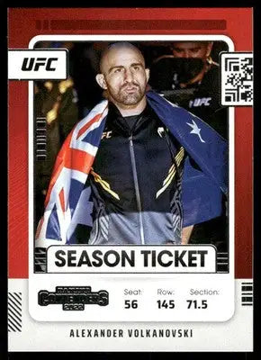 2022 Panini Chronicles Contenders UFC Alexander Volkanovski #103 MMA - UFC/MMA Card Single