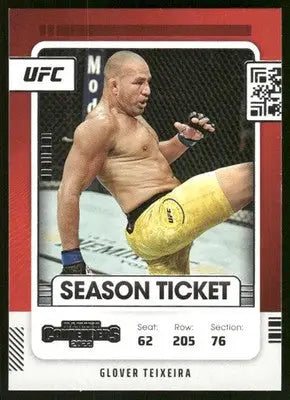 2022 Panini Chronicles Contenders UFC Glover Teixeira #108 Mixed Martial Arts - UFC/MMA Card Single