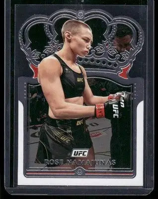 2022 Panini Chronicles Crown Royale Rose Namajunas #117 Mixed Martial Arts (MMA) - UFC/MMA Card Single