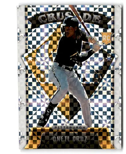 Original gloss Panini Chronicles Crusade Holo Oneil Cruz baseball card Pirates NM-MT