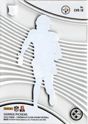 2022 Panini Chronicles #CVR-18 George Pickens Clear Vision Rookies - Football Card Single