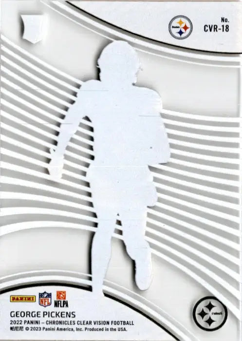 2022 Panini Chronicles #CVR-18 George Pickens Clear Vision Rookies - Football Card Single