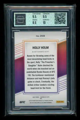 2022 Panini Chronicles Elite Holly Holm #249 MMA Arena Club 10 - UFC/MMA Card Single