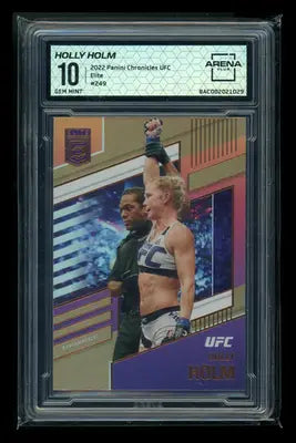 2022 Panini Chronicles Elite Holly Holm #249 MMA Arena Club 10 - UFC/MMA Card Single