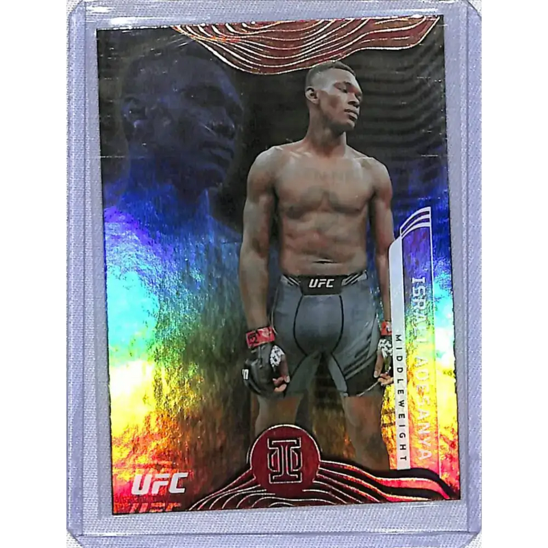 2022 Panini Chronicles Illusions UFC #271 Israel Adesanya NM-MT - UFC/MMA Card Single