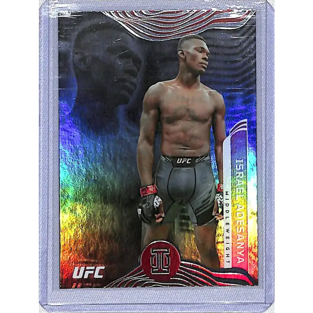 2022 Panini Chronicles Illusions UFC #271 Israel Adesanya NM-MT - UFC/MMA Card Single