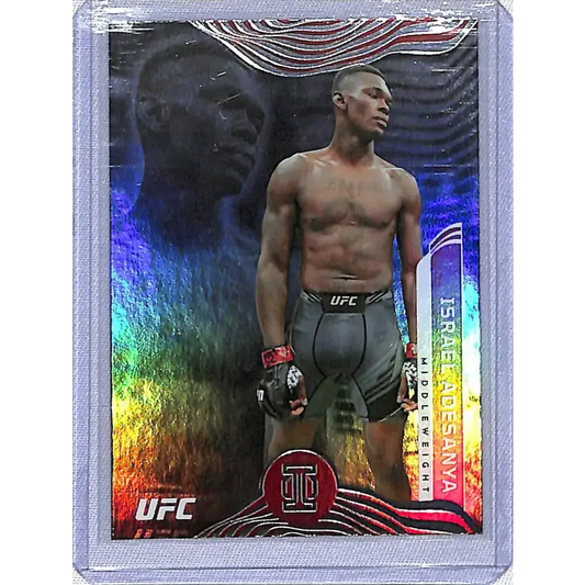 2022 Panini Chronicles Illusions UFC #271 Israel Adesanya NM-MT - UFC/MMA Card Single