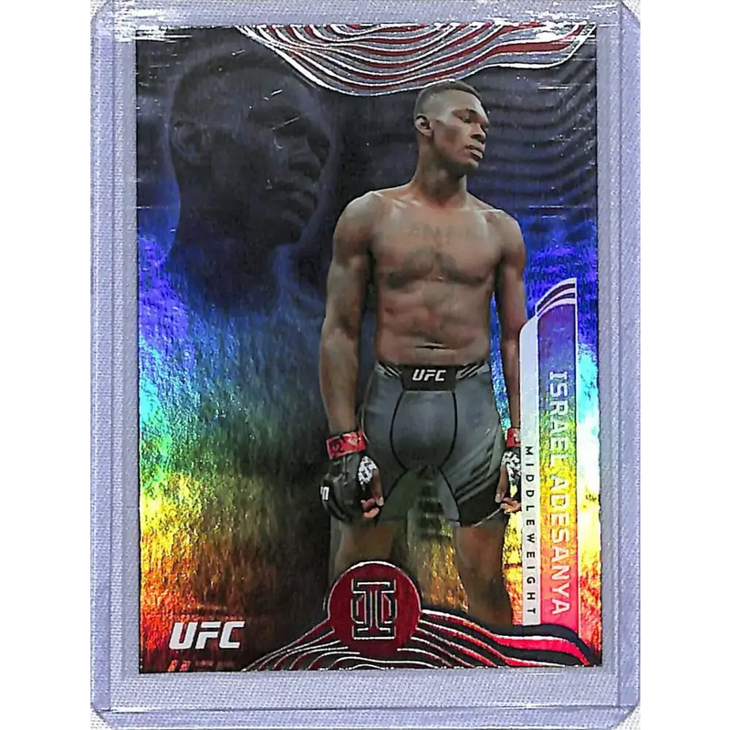 2022 Panini Chronicles Illusions UFC #271 Israel Adesanya NM-MT - UFC/MMA Card Single