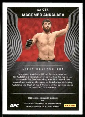 2022 Panini Chronicles Illusions UFC Magomed Ankalaev #276 (MMA) - UFC/MMA Card Single