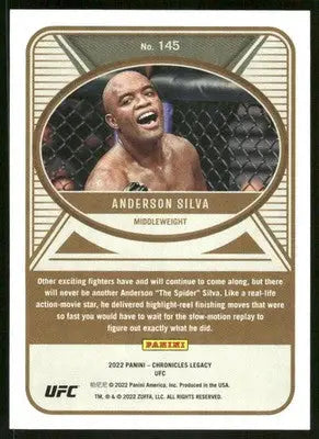2022 Panini Chronicles Legacy UFC Anderson Silva #145 MMA - UFC/MMA Card Single
