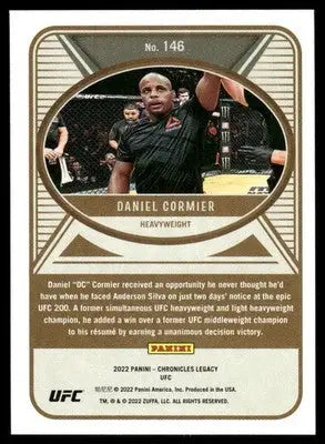 2022 Panini Chronicles Legacy UFC Daniel Cormier #146 Mixed Martial Arts (MMA) - UFC/MMA Card Single