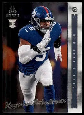 2022 Panini Chronicles - Luminance Rookies Kayvon Thibodeaux 214 New York Giants - Football Card Single