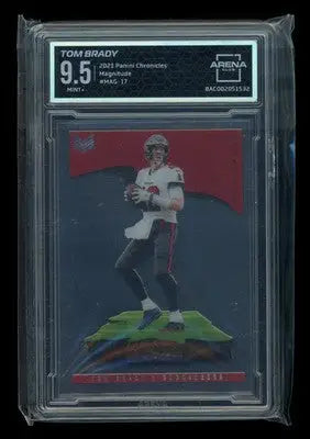 2022 Panini Chronicles Magnitude Tom Brady #MAG-17 Football Arena Club 9.5 - Football Card Single