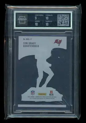 2022 Panini Chronicles Magnitude Tom Brady #MAG-17 Football Arena Club 9.5 - Football Card Single