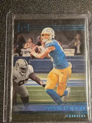 2022 Panini Chronicles #PA-33 Justin Herbert Panini Teal - Football Card Single