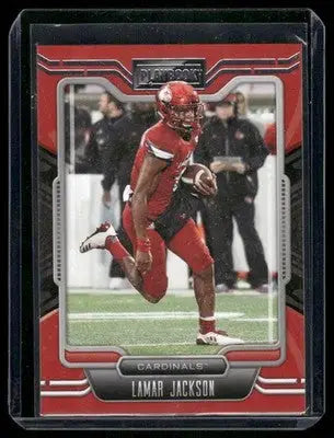 2022 Panini Chronicles Playbook Draft Picks Lamar Jackson #18 Football - Football Card Single