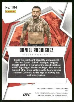 2022 Panini Chronicles Rookies & Stars Daniel Rodriguez #184 RC - Baseball Card Single