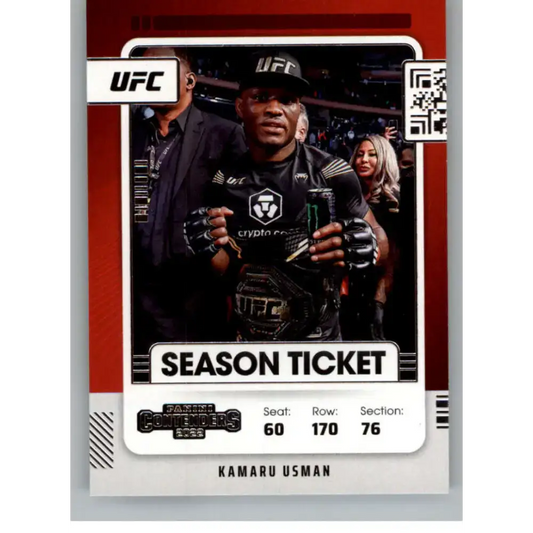 2022 Panini Chronicles UFC #110 Kamaru Usman NM-MT Welterweight MMA Card - UFC/MMA Card Single