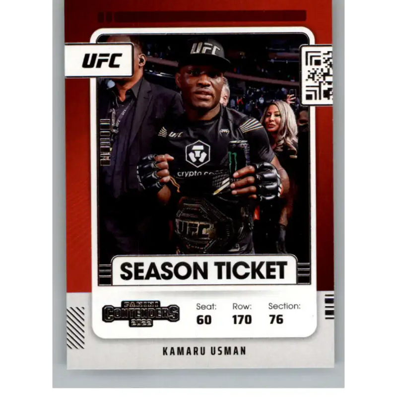2022 Panini Chronicles UFC #110 Kamaru Usman NM-MT Welterweight MMA Card - UFC/MMA Card Single