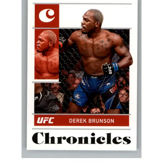 2022 Panini Chronicles UFC #13 Derek Brunson NM-MT Middleweight MMA Card - UFC/MMA Card Single