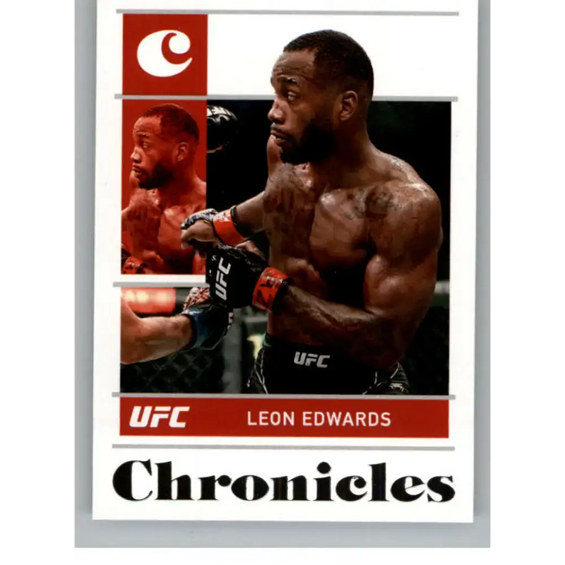 2022 Panini Chronicles UFC #18 Leon Edwards NM-MT Welterweight MMA Card - UFC/MMA Card Single
