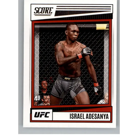 2022 Panini Chronicles UFC #193 Israel Adesanya NM-MT Middleweight MMA Card - UFC/MMA Card Single