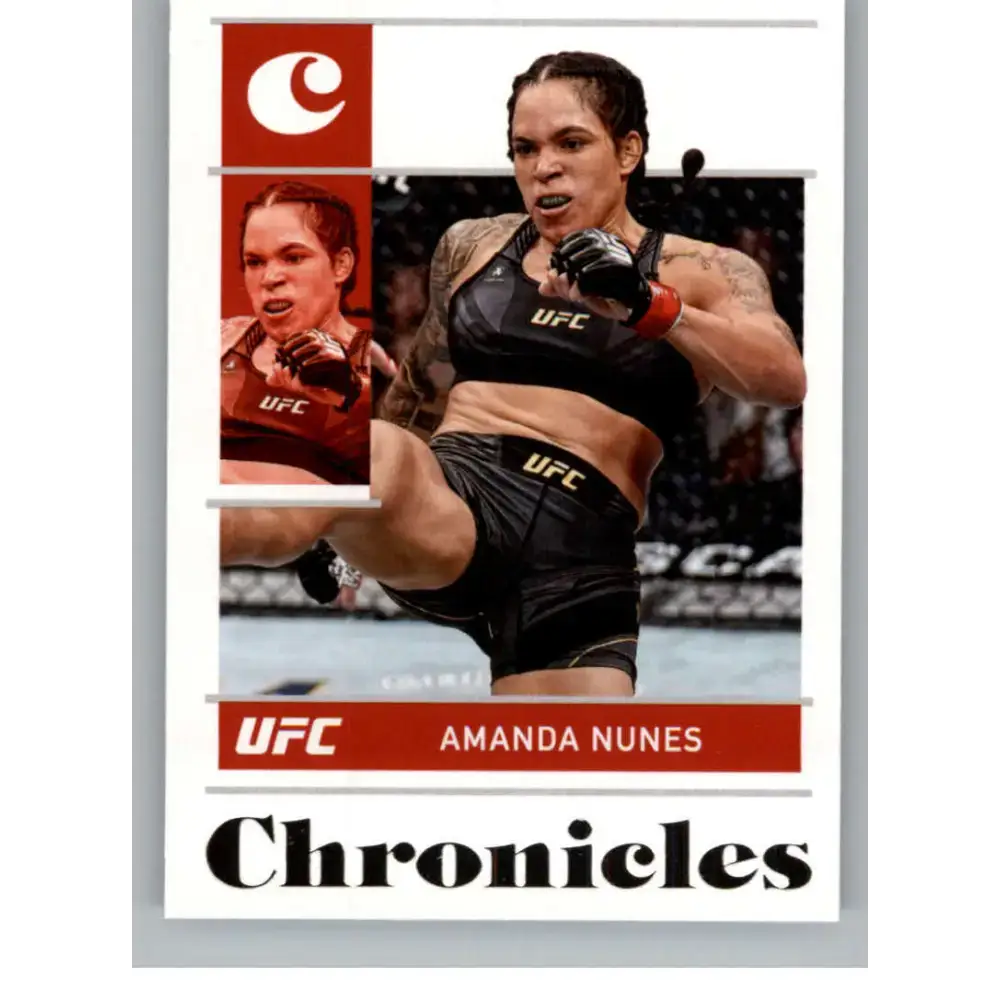 2022 Panini Chronicles UFC #49 Amanda Nunes NM-MT Featherweight MMA Card - UFC/MMA Card Single