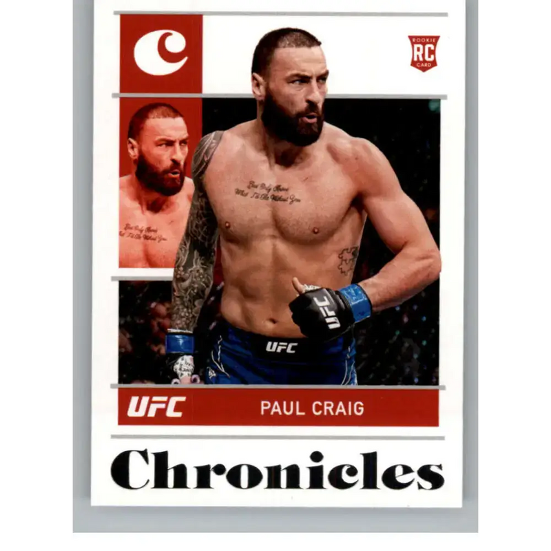 2022 Panini Chronicles UFC #96 Paul Craig NM-MT RC Rookie Light Heavyweight MMA Card - UFC/MMA Card Single