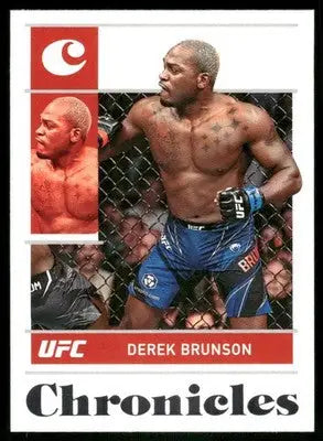2022 Panini Chronicles UFC Derek Brunson #13 Mixed Martial Arts (MMA) - UFC/MMA Card Single