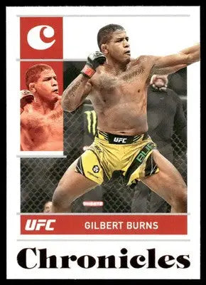 2022 Panini Chronicles UFC Gilbert Burns #43 Bronze Mixed Martial Arts - UFC/MMA Card Single