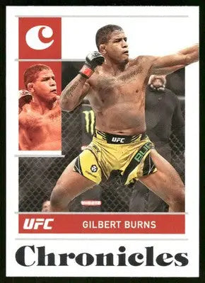 2022 Panini Chronicles UFC Gilbert Burns #43 MMA - UFC/MMA Card Single