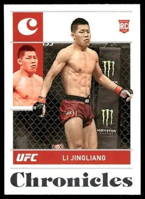 2022 Panini Chronicles UFC Li Jingliang #81 RC Mixed Martial Arts (MMA) - UFC/MMA Card Single