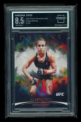 2022 Panini Chronicles UFC Origins Bronze Miesha Tate #140 MMA Arena Club 8.5 - UFC/MMA Card Single
