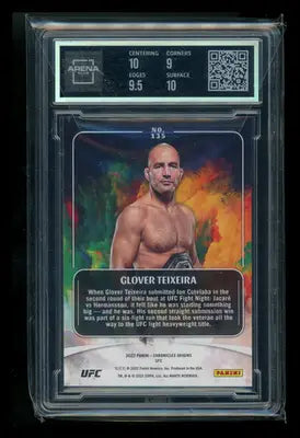 2022 Panini Chronicles UFC Origins Green Glover Teixeira #135 87 / 99 AC 9.5 - UFC/MMA Card Single