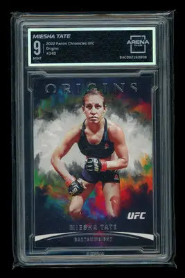 2022 Panini Chronicles UFC Origins Miesha Tate #140 MMA Arena Club 9 - UFC/MMA Card Single