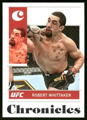 2022 Panini Chronicles UFC Robert Whittaker #50 Mixed Martial Arts - UFC/MMA Card Single