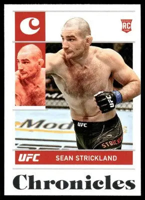 2022 Panini Chronicles UFC Sean Strickland #76 RC Mixed Martial Arts - UFC/MMA Card Single