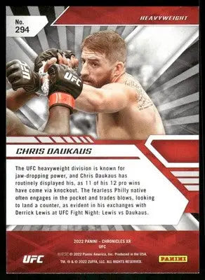 2022 Panini Chronicles XR Chris Daukaus #294 RC MMA - UFC/MMA Card Single
