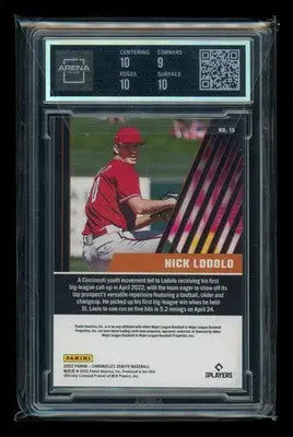 2022 Panini Chronicles Zenith Nick Lodolo #15 Red 039/199 RC Arena Club 9.5