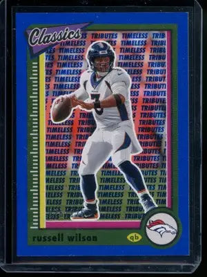 2022 Panini Classics Timeless Tributes Russell Wilson #111 076/125 Blue Football - Football Card Single