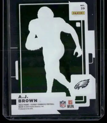 2022 Panini Clearly Donruss A.J. Brown #39 Football - Football Card Single