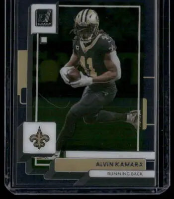 2022 Panini Clearly Donruss Alvin Kamara #35 Football - Football Card Single