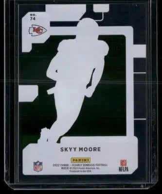 2022 Panini Clearly Donruss Skyy Moore #74 Rated Rookie Football - Football Card Single