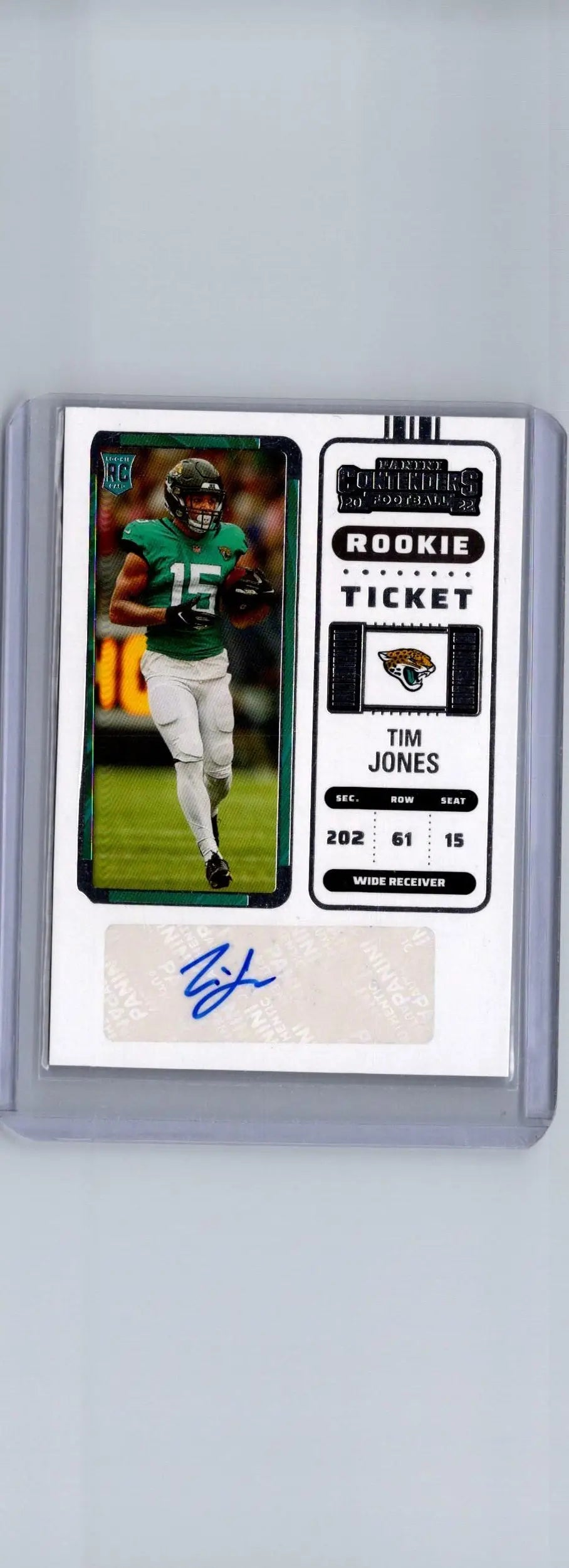 2022 Panini Contenders #291 Chase Garbers Rookie Ticket Showcase - Football Card Single