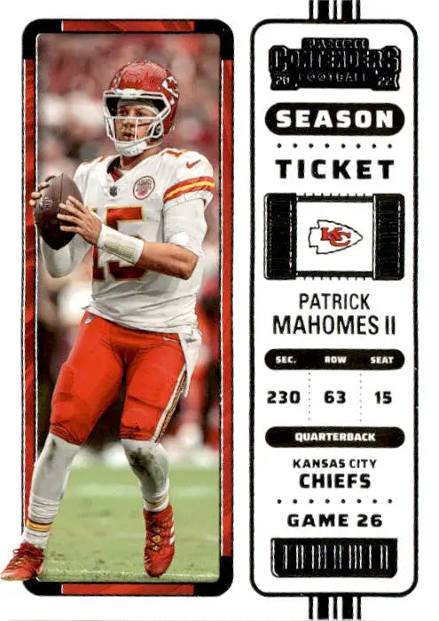 2022 Panini Contenders #58 Patrick Mahomes II - Football Card Single