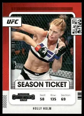 2022 Panini Contenders Holly Holm #107 Mixed Martial Arts (MMA) - UFC/MMA Card Single