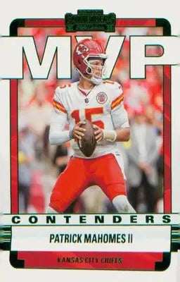 2022 Panini Contenders MVP Contenders Emerald #MVP-PMA Patrick Mahomes II - Football Card Single
